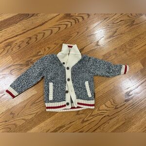 Roots Toddler Sweater - grey oat mix 🇨🇦